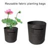 Pack of 8 Nonwoven Fabric Grow Bags with Handle Multipurpose Planter for Aquatic Vegetables Flowers Reusable Foldable
