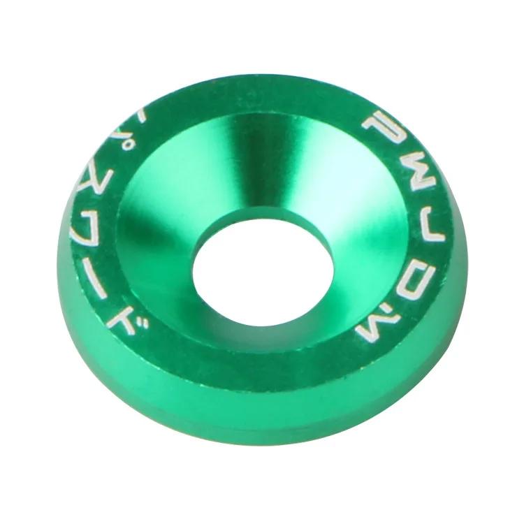 20pcs Lug Nuts Jdm Car Modification M6 Gasket Concave Screw 1.9cm Hexagonal Fasteners A Set Screw Fender Bumper Engine Aluminum