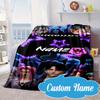 Custom Name K-Pop Idol Dreamscape Blanket bed sofa Blanket Flannel Blanket for Camping, Hiking, Picnic Essentials,gift for Fan family