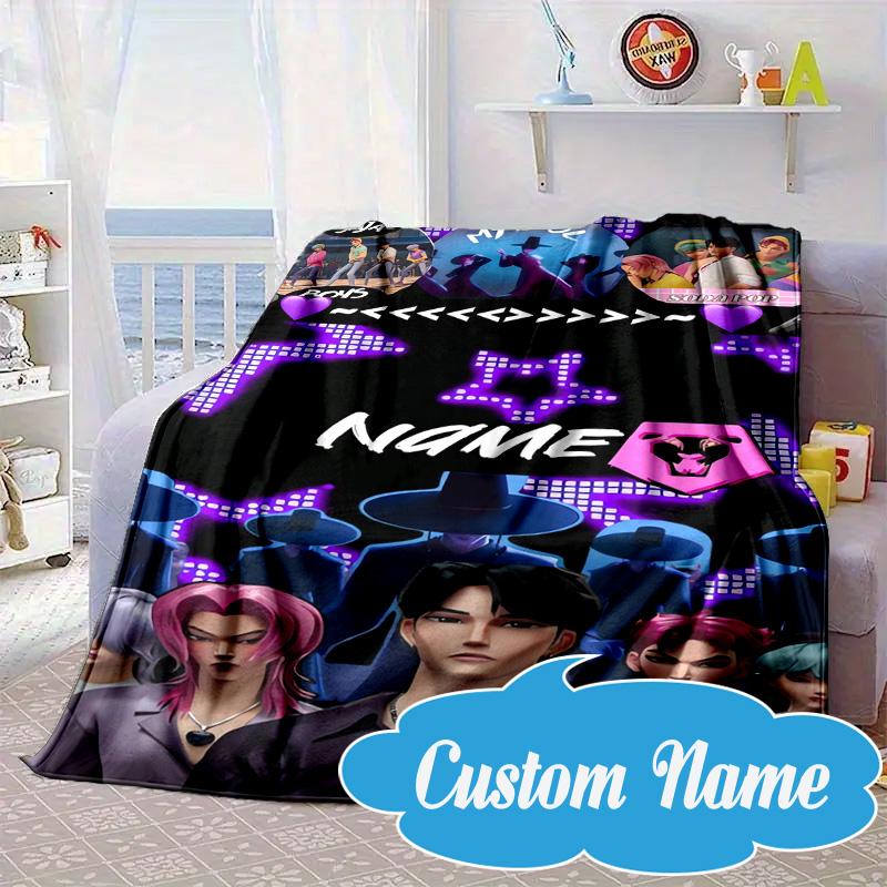 Custom Name K-Pop Idol Dreamscape Blanket bed sofa Blanket Flannel Blanket for Camping, Hiking, Picnic Essentials,gift for Fan family