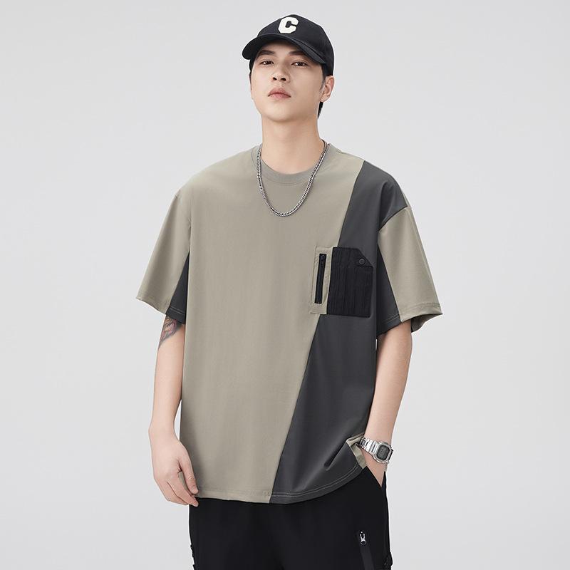 Ice Silk Cool Summer New Short-sleeved T-shirt Loose Casual Half-sleeved Top