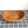 Imitation Rattan Woven Bread Basket Wicker Fruit Baskets for Food Serving Display Vegetables Home Kitchen Restaurant