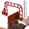 Coping Saw with Cam Lever Tension Aluminum Alloy Frame Fret Saw with Diamond Wire Jigsaws Ceramic Glass Metal Accurate Cutting