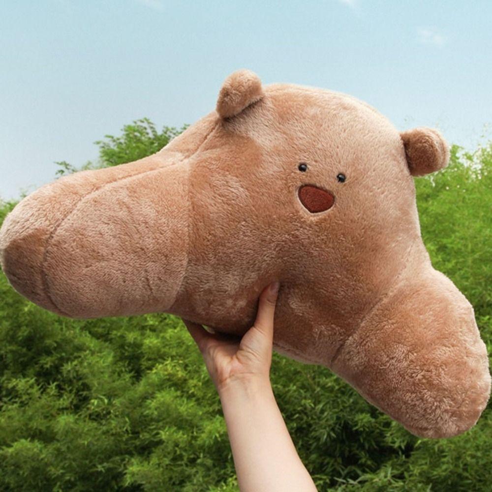 Bear Car Headrest Pillow Car Supplies Waist Cushion New Auto Accessories