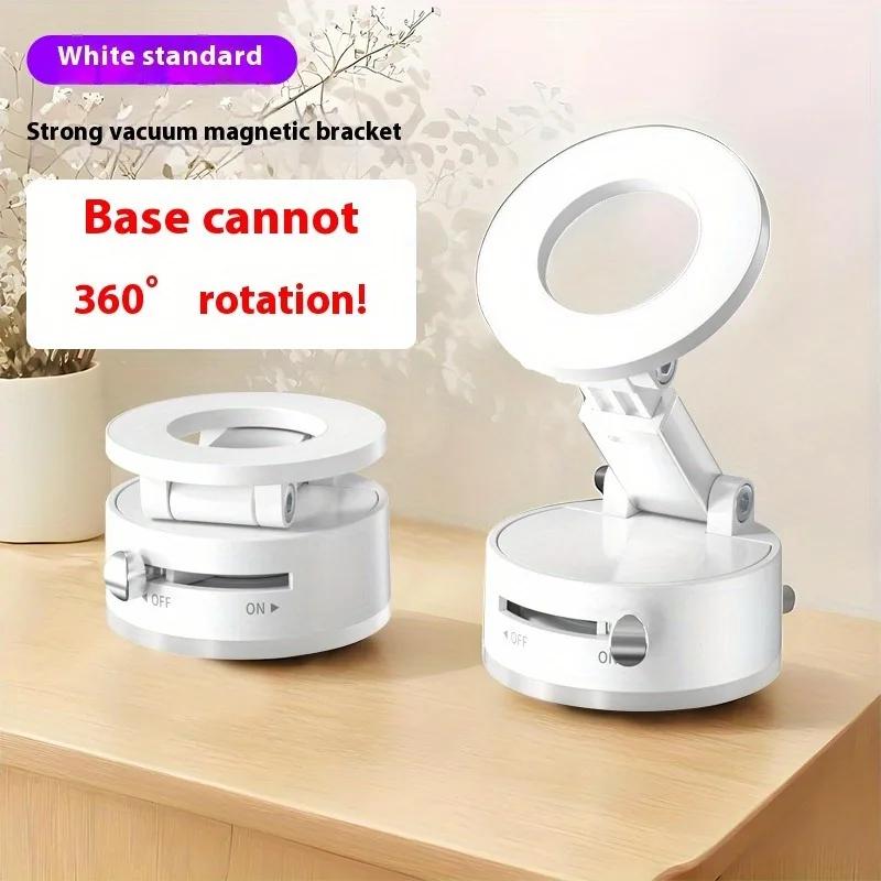 [2025 New  Strong Suction Mobile Phone Holder] One-Button Exhaust Vacuum Magnetic Suction Cup Mobile Phone Holder Portable