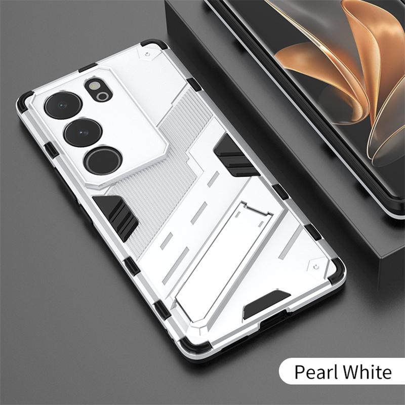 

Phone Holder Case For Vivo V29 Case Bumper Anti-knock Armor Full Back Cover For Vivo V29 5G Case For Vivo V29 V 29 5G 6.78 inch For Vivo V29 (5G) белый