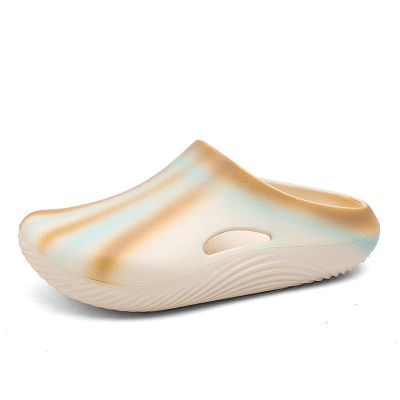 

Баотоу полутапочки мужские для общежития нескользящие и износостойкие обувь высокой ценности мужские пляжные сандалии 45 белый