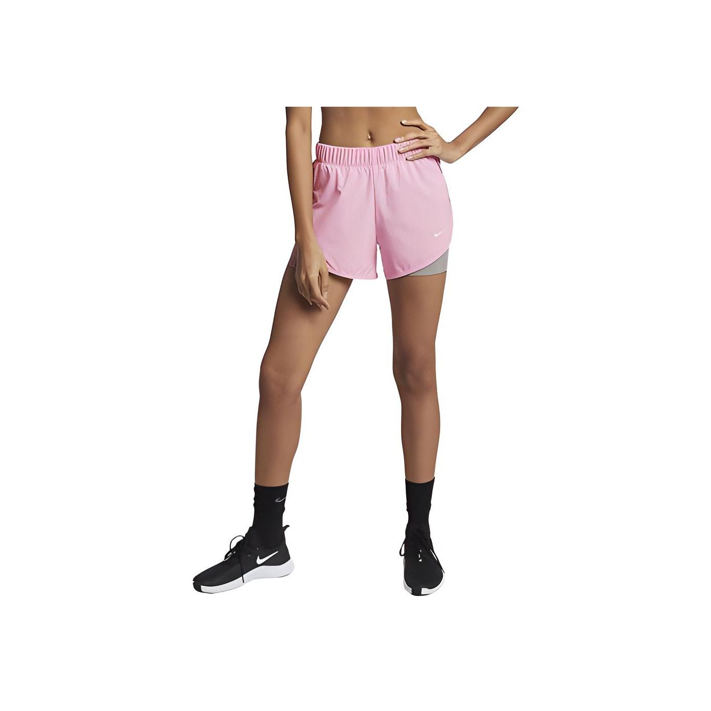 

Nike Flex 2 в 1 быстросохнущие тренировочные шорты женские шорты розовые AR6354-629 L