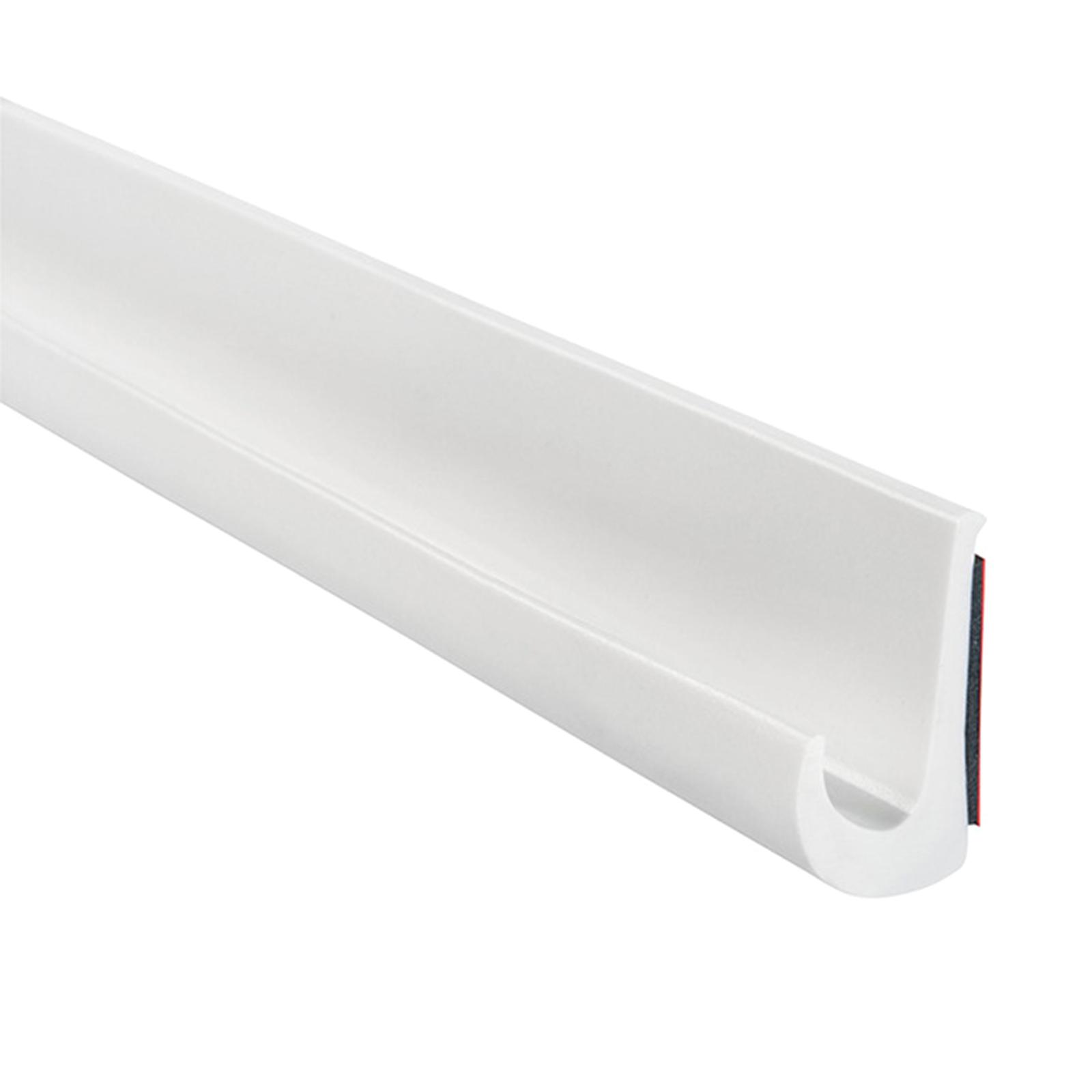 

Upgrades Motorhome Roof Drainage System Weather Resistant Silicone/TPE Gutter Roof Water Deflector for Dry & Comfortable B білий