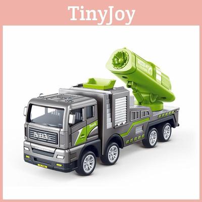 Baby Alloy Inertia Fire Truck Toy With Water Gun And Ladder For Kids Development
