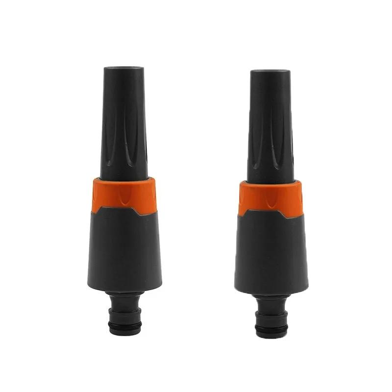 Horticultural multi-functional watering straight spray gun set adhesive Quick connector nipple type straight spray gun ABS adhes