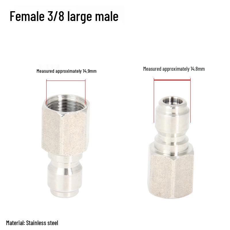 High-Pressure Copper Quick-Connect Water Hose Adapter for Car Washers