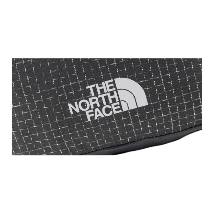 The North Face Clyffe 2L Brand Logo Fabric Waist Bag Unisex Waist Bag Fire-Rock-Gray Cosmic-Black NF0A8GJF