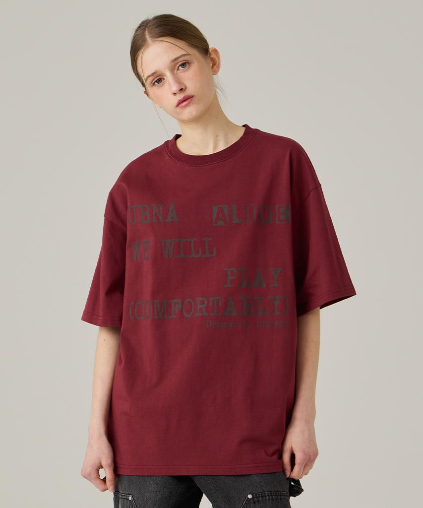 URBANAGE [2Pack] Alive Oversized Short Sleeve 4 Colors (Type B)
