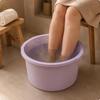 Foot Soaking Tub Rolled Rim Washing Lightweight for Home Cream