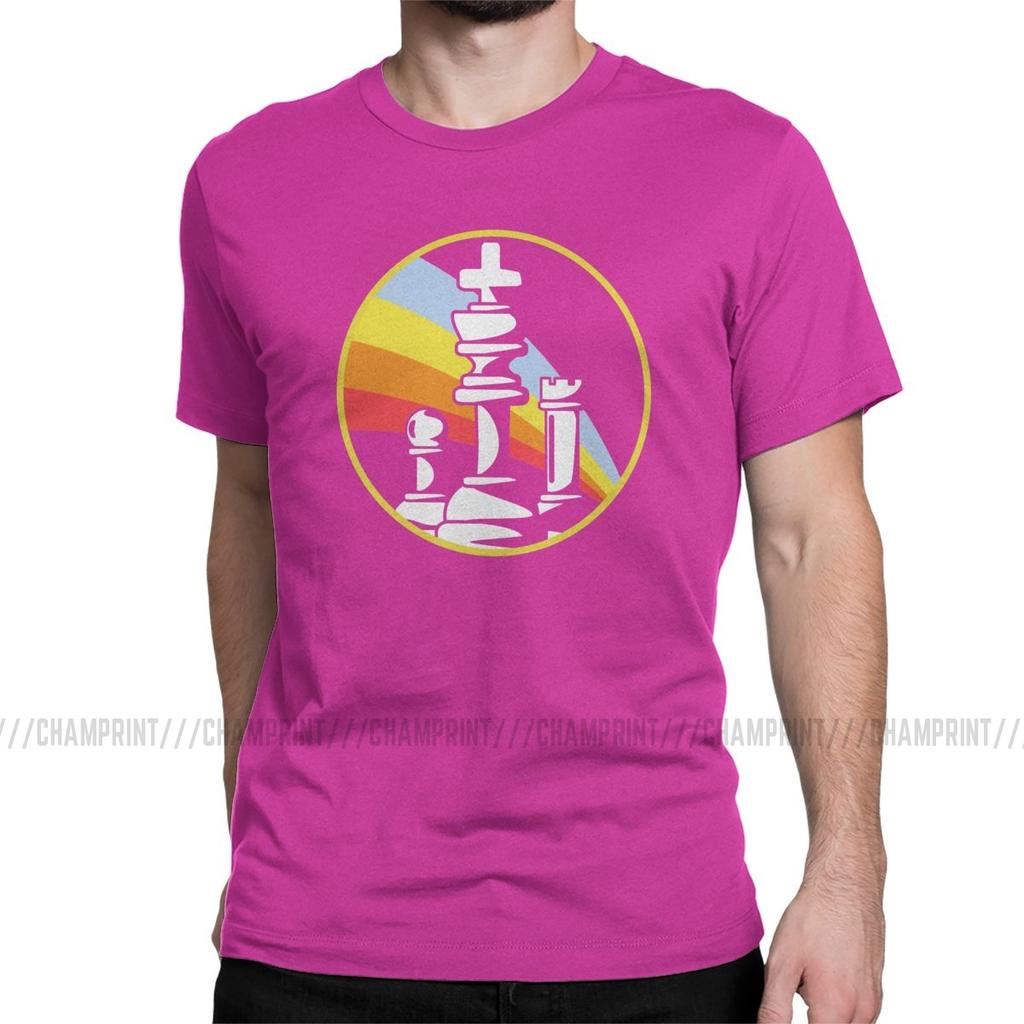 Chess Tournament Men T Shirt Intellectual Game Player Novelty Tee Shirt Short Sleeve Crew Neck T