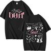 Stray Kids Do It Album T‑Shirt, Front Back Tracklist Gothic Sketch Graphic K‑pop Fan Short Sleeve Tee