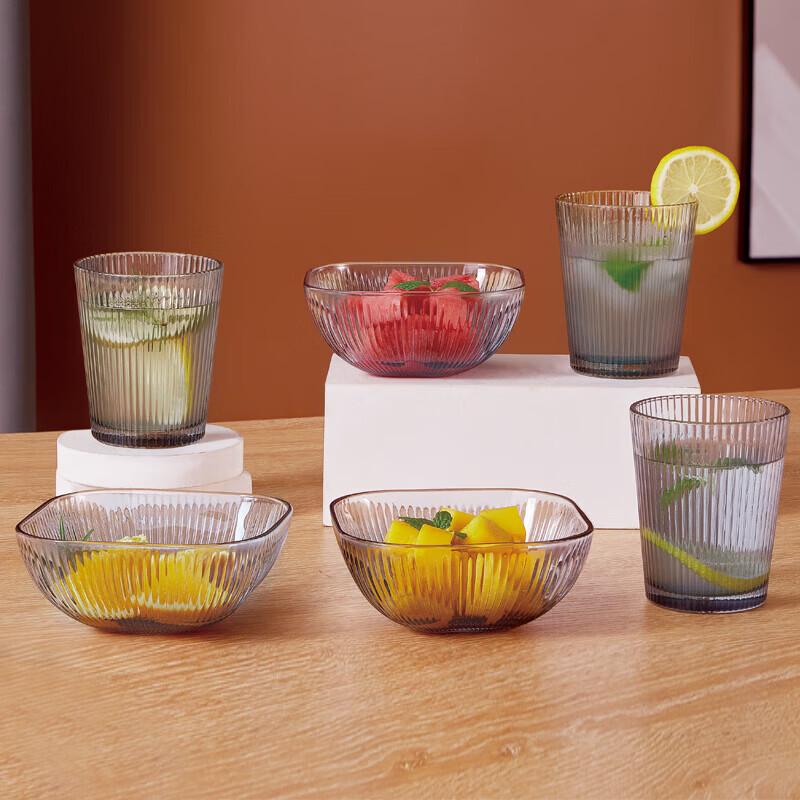 

BOLIDOMI Star Grid Glass Dinnerware Set