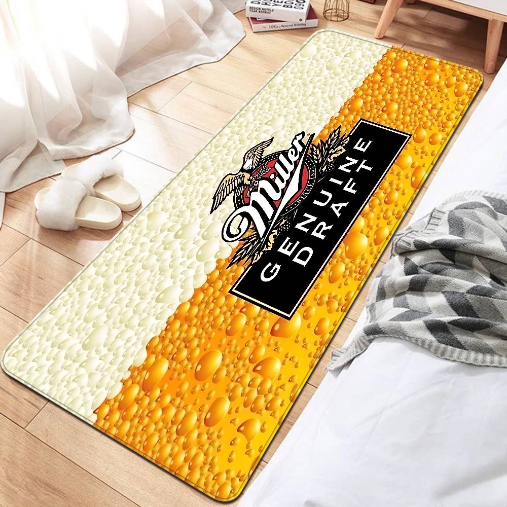 

M-Miller Pattern Hallway Carpet Retro Multiple Choice Living Room Kitchen Rug Non-Slip Welcome Rug 40x60cm