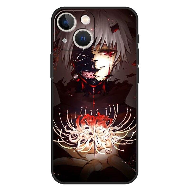 Case for Iphone 13 Pro Coque iPhone 11 12 Pro Max Cases Xr XS X 7 8 Plus 14 5 5s SE2020 Cover Tokyo Ghoul Equinox Flower