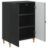 Sideboard Black 66 x 34.5 x 90 cm Particleboard