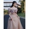 Pink French High-End Evening Gown - 2026 Luxury Art Niche Banquet Dress