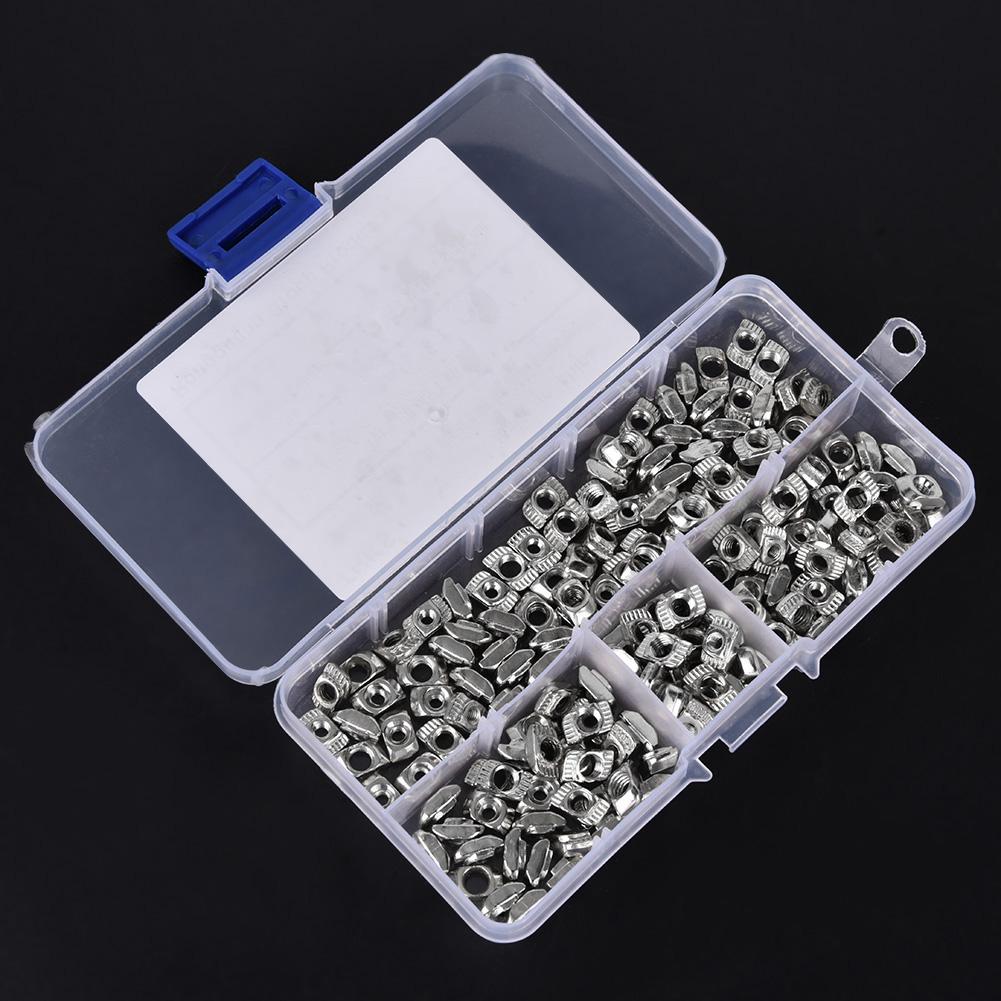 Eurobuy 160pcs M3 M4 M5 T Slot Sliding Nut Fastener Hardware for 2020 Aluminum Profiles Eurobuy 160pcs M3 M4 M5 T Slot Sliding Nut Fastener Hardware for 2020 Aluminum Profiles