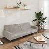 Vidaxl 2-Seater Sofa, Light Gray, Upholstered In Velvet