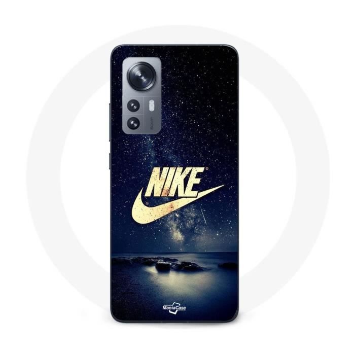 Coque Maniacase pour Xiaomi 12 5G nike logo doré nuit étoilé