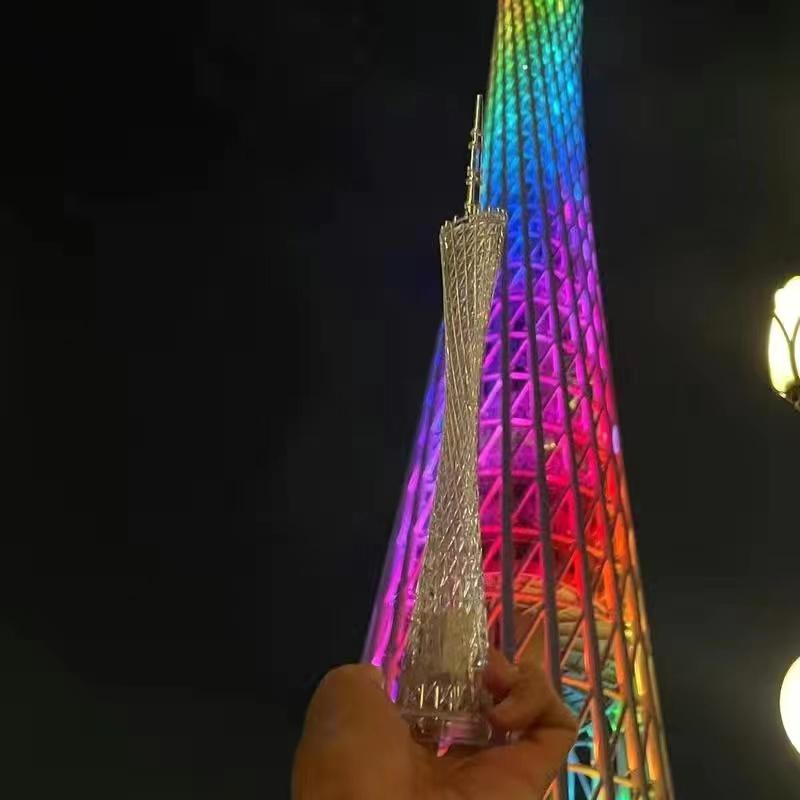 Canton Tower LED Kit DIY mod culoare Afișaj cu spectru pâlpâit LED