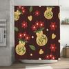 Waterproof Fabric Shower Curtain with Cartoon Print Decorative for Bathroom
