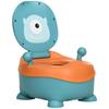 Vasino per Bambini da 6-36 Mesi Vasino per Bambini a Forma di Aliena Coperchio Struttura Antiscivolo 35,6x35,7x22,2 cm Blu