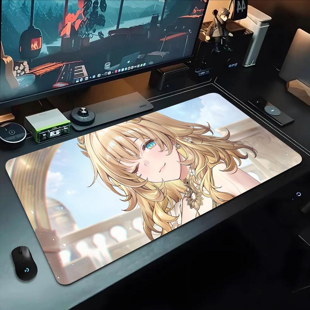Aglaea Hsr Mouse Pad 500X1000 Mm Large Gaming Mousepad Gamer XL Rubber Otaku Keyboard Pad Laptop Desk Mat