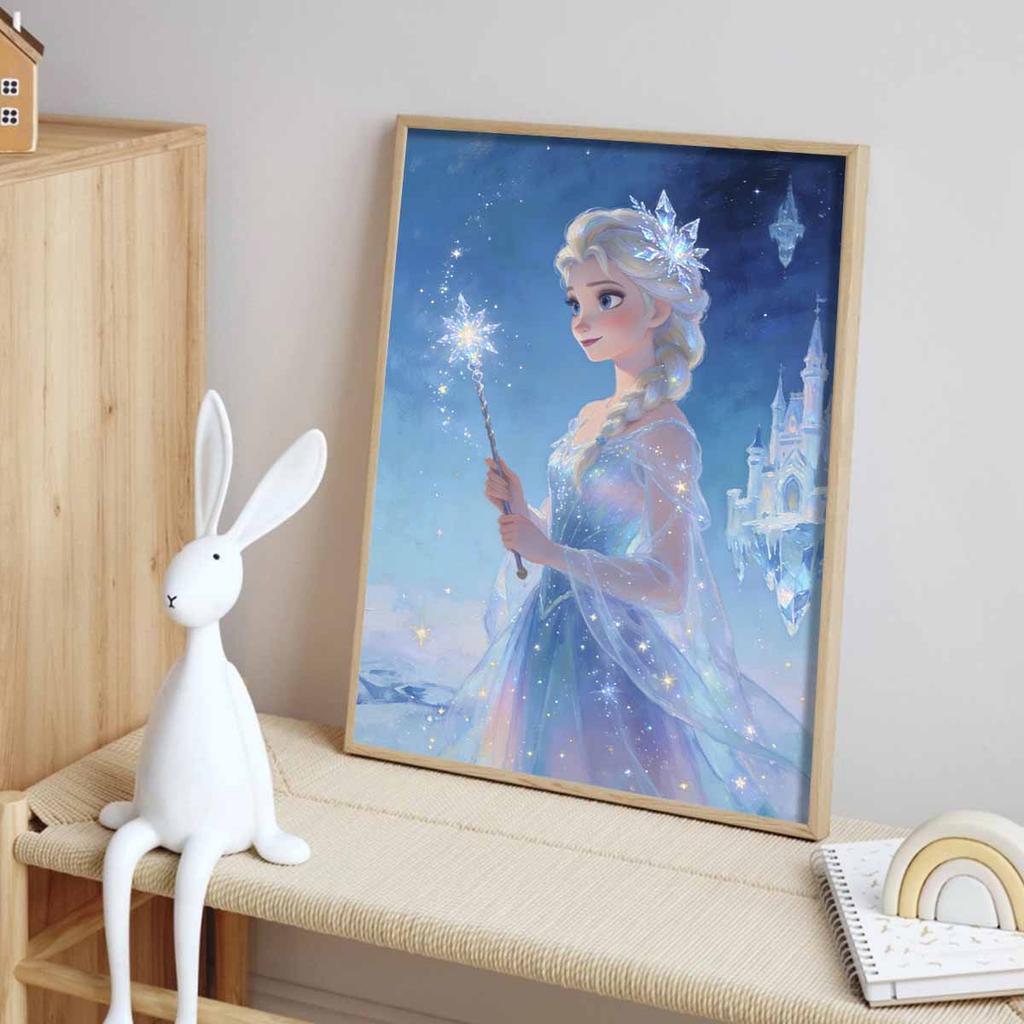 Disney Elsa Frozen Crystal Queen Diamond Painting Art Mosaic Kit Handmade diy5D Home Decor Gift
