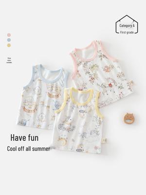 Atmungsaktive Baumwoll-Ärmellose Weste für Jungen & Mädchen (0-3 Jahre)