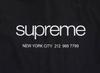 Supreme Nyc Coaches Jacket Black