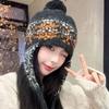 Y2k Ear Protection Cap Weave Women Wool Cap Sweet Knitted Beanies Caps  Streetwear