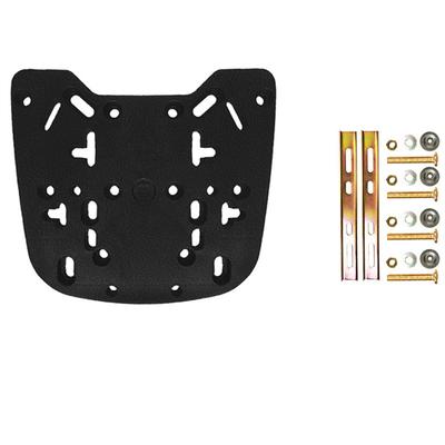 Piastra Base Bauletto Moto Cuscinetto Base Piastra Inferiore Supporto e Bulloni 22x19cm