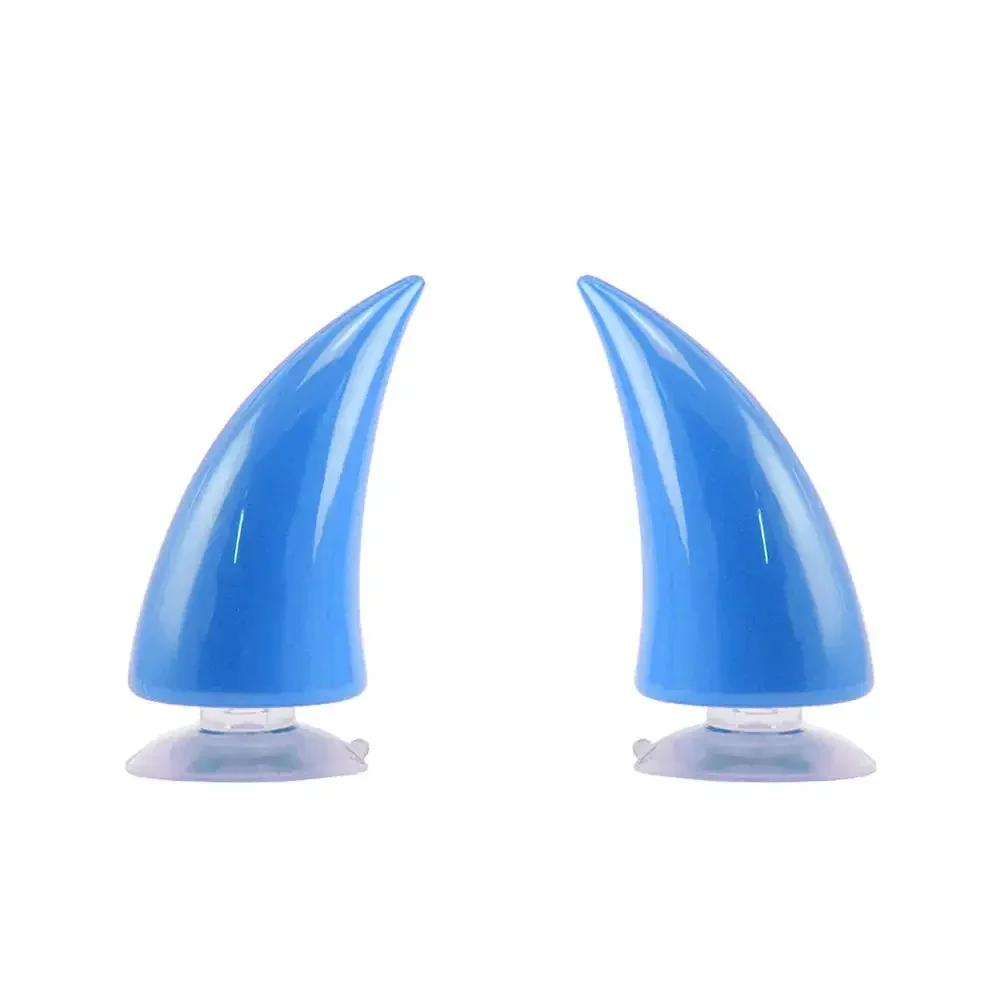 2Pcs Helmet Flair Large Long Black Devil Horns for Motorcycle Helmet Universal Motobike Styling Decoration Helmets Accessories