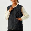 Women's Fashion Light Jacket Stand Collar Multicolor Zipper Button Coat