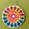 Colorful 10 Inch Mandala Wind Spinner for Garden Decor with 360 Hook Elegant Lawn Ornament Perfect Gift for Spring and Summer