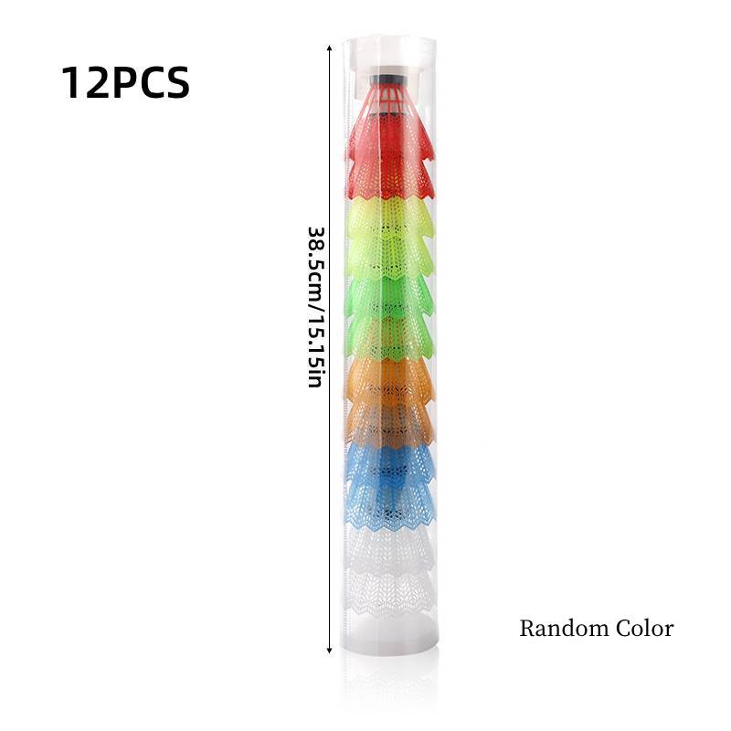 Set Shuttlecocks 612pcs Badminton Foam Balls Colorful Plastic Outdoors Sport
