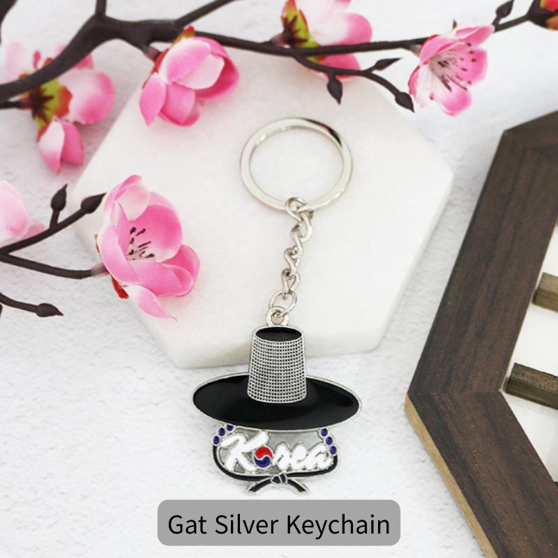 [K-PoP] Korean Traditional Keychain – Blue Tiger & Gat Collection