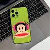 P-Paul F-Frank   Phone Case For iPhone 17,16,15,14,13,12,11 Plus,Pro Max,Soft Silicone Black Cover