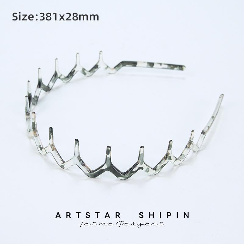 

Korean Style Narrow Edge Headband with Teeth for Sports & Fashion