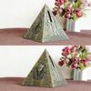 Durable Egyptian Pyramids Figurine Savings Can Zinc Zinc Alloy Coins Saving Box  Home Decor