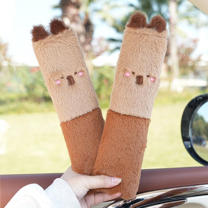 Auto Capybara Plüsch Zubehör Auto Rücksitz Hängen Plüsch Halter Abdeckung Auto Spielzeug Innen Dekoration