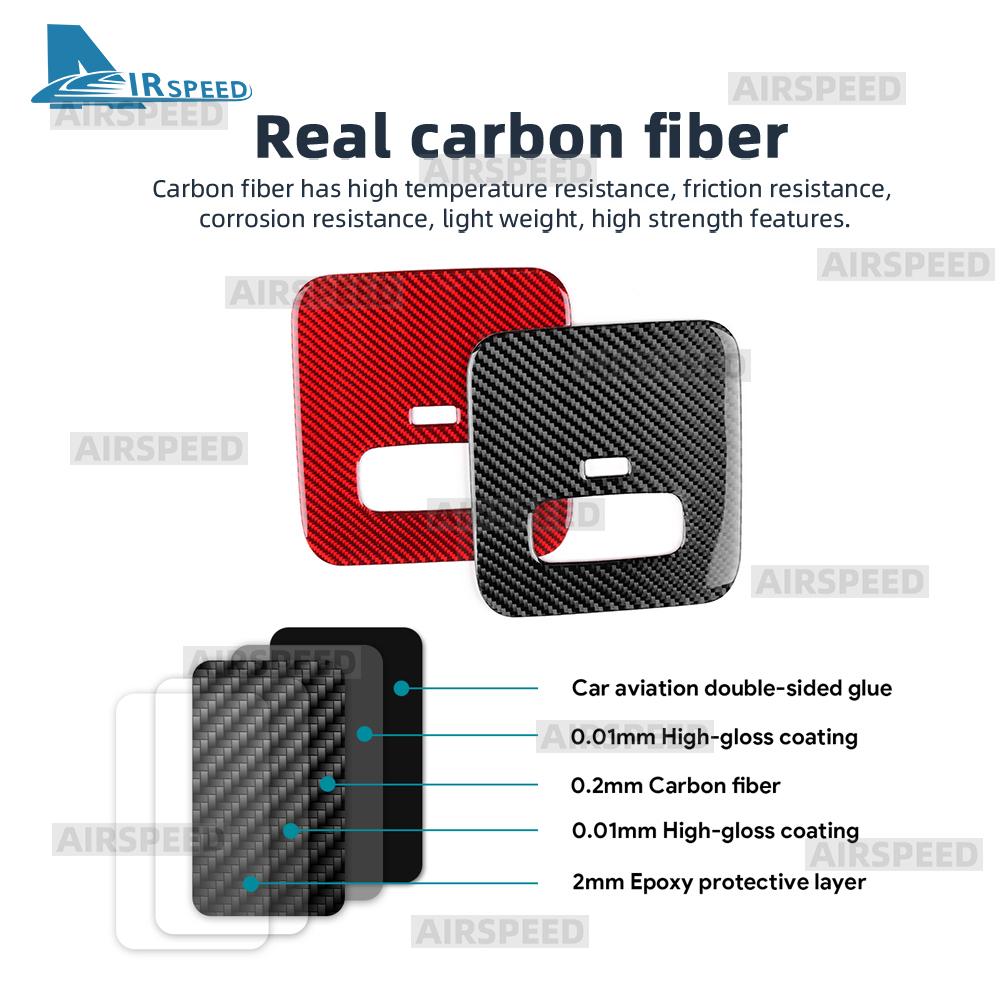 Real Soft Carbon Fiber Sticker For Kia Sportage NQ5 2022 2023 2024 2025 LHD RHD Car Fuel Box Panel Trim Interior Accessories