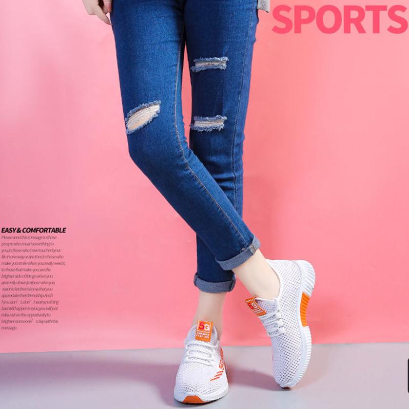 Lehká běžecká obuv Prodyšná obuv Dámská letní látková obuv Síťovaná sportovní obuv pro volný čas