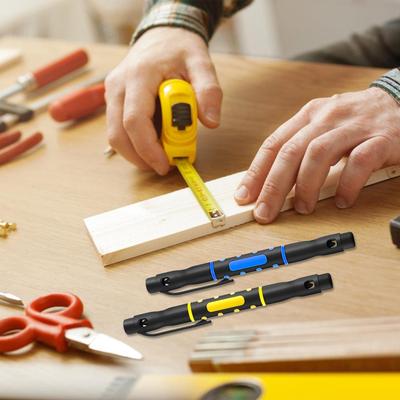 Kompakter 4-in-1 Schraubendreher Ergonomisches Design Stiftförmiger Doppelkopfschraubendreher für Heimwerker und professionelle Techniker